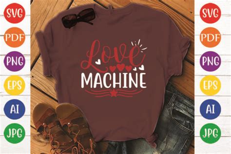 Download Free Just a love machine Creativefabrica
